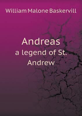 Andreas a Legend of St. Andrew 551843555X Book Cover