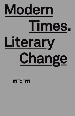 Modern Times, Literary Change 9042929294 Book Cover