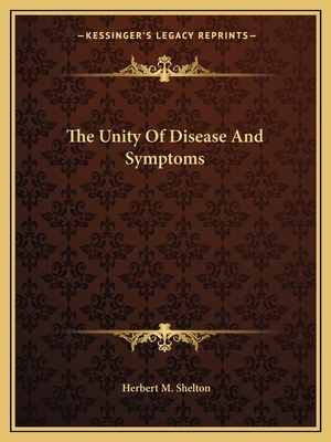 The Unity Of Disease And Symptoms 116281487X Book Cover