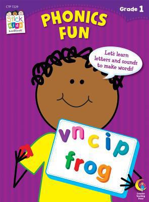 Phonics Fun, Grade 1 [With Sticker(s)] 1616017996 Book Cover