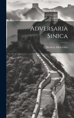 Adversaria Sinica 1020889616 Book Cover