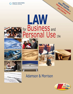 Law for Business and Personal Use, Copyright Up... 1305653009 Book Cover