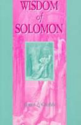 Wisdom of Solomon 1850757623 Book Cover