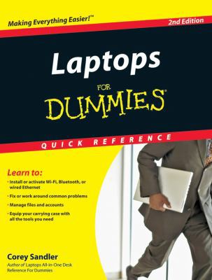 Laptops For Dummies Quick Reference B0072Q36DI Book Cover