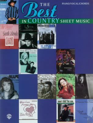 The Best in Country Sheet Music 157623584X Book Cover