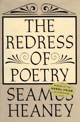 The Redress of Poetry 0374248532 Book Cover