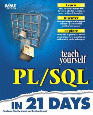 Teach Yourself Pl/SQL in 21 Days (Sams Teach Yo... 0672311232 Book Cover