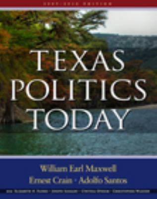 Texas Politics Today 0495570257 Book Cover