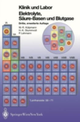 Klinik Und Labor Elektrolyke, Säure-Basen Und B... [German] 3211838406 Book Cover