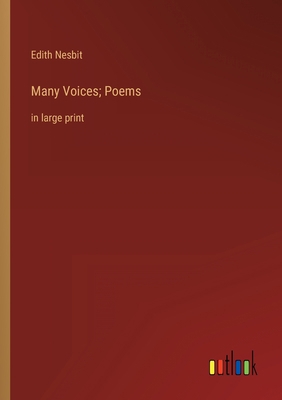 Many Voices; Poems: in large print 3368315080 Book Cover