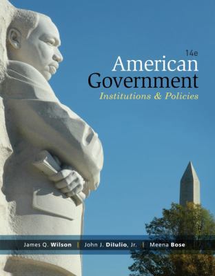 American Government: Institutions and Policies 1285195094 Book Cover