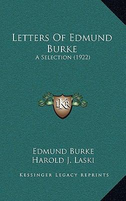 Letters Of Edmund Burke: A Selection (1922) 1164425412 Book Cover