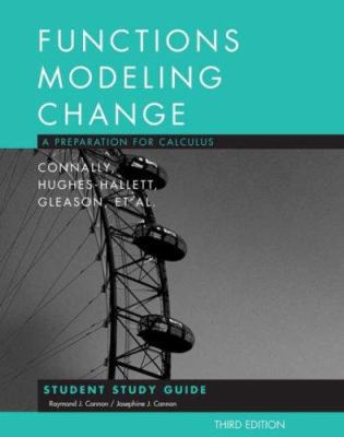 Student Study Guide to accompany Functions Mode... 0470105593 Book Cover