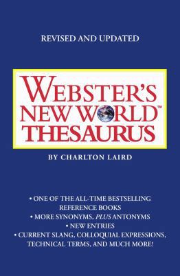 Webster's New World Thesaurus 0743470729 Book Cover