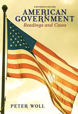 American Government: Readings and Cases 0205697984 Book Cover