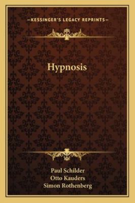 Hypnosis 1163177636 Book Cover