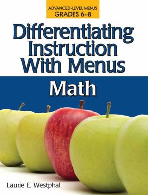 Differentiating Instruction With Menus Math: Gr... 159363367X Book Cover