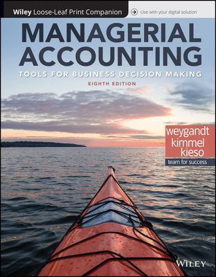 Managerial Accounting: Tools for Business Decis... 111939242X Book Cover