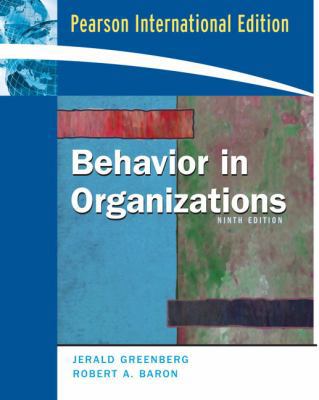 Behavior in Organizations. 0136006876 Book Cover