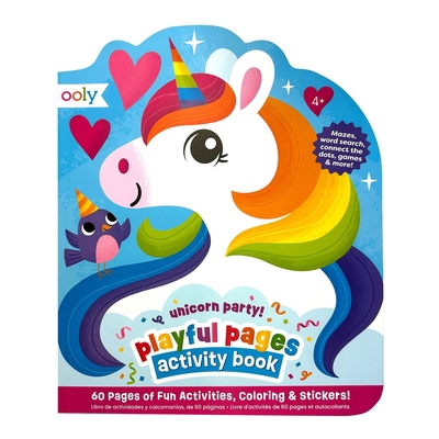 Playful Pages Activity Book Unicorn Party B0F2Y6FCYJ Book Cover