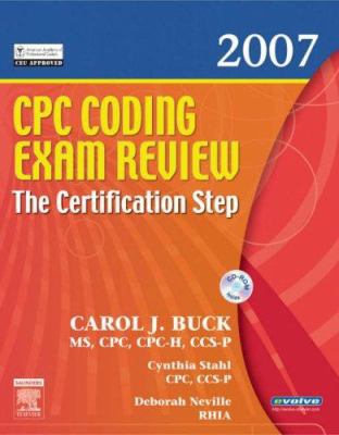 CPC Coding Exam Review: The Certification Step 1416037160 Book Cover