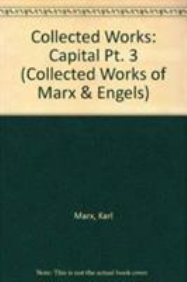 Marx and Engels Collected Works Vol 37 Capital:... 0853154589 Book Cover