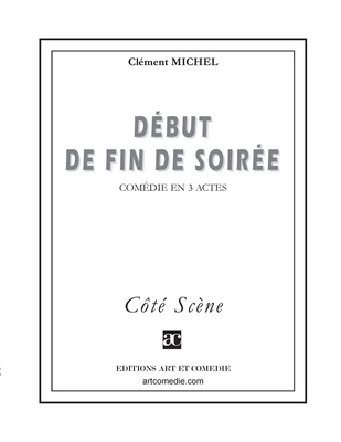 Début de fin de soirée [French] 284422475X Book Cover