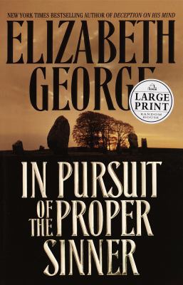 In Pursuit of the Proper Sinner [Large Print] 0375408460 Book Cover