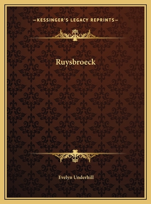 Ruysbroeck 116973426X Book Cover