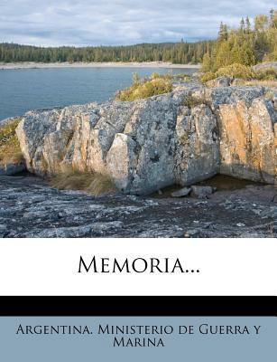Memoria... [Spanish] 1271430681 Book Cover