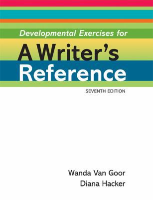 Developmental Exercises for A Writer's Reference 0312648987 Book Cover