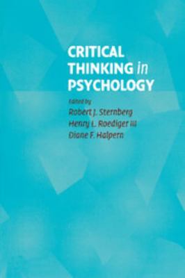 Critical Thinking in Psychology 0521608341 Book Cover