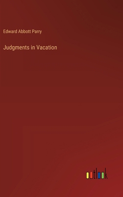 Judgments in Vacation 3368929933 Book Cover