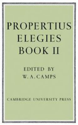 Propertius Elegies Book II (Latin Edition) 052106001X Book Cover