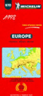 Michelin Main Road Maps: Europe/970 4th 2067009702 Book Cover