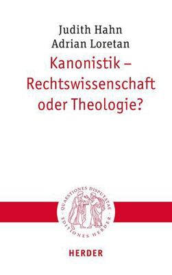 Kanonistik - Rechtswissenschaft Oder Theologie? [German] 3451023369 Book Cover