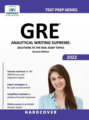 GRE Analytical Writing Supreme: Solutions to th... 1636510892 Book Cover