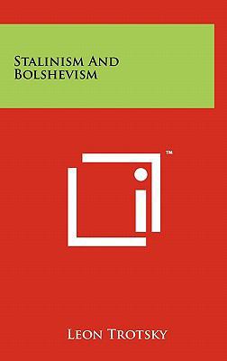 Stalinism and Bolshevism 1258008130 Book Cover