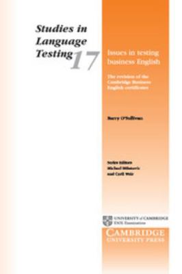 Issues in Testing Business English 0521013305 Book Cover