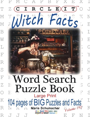 Circle It, Witch Facts, Word Search, Puzzle Book [Large Print] 1938625684 Book Cover