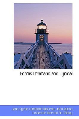 Poems Dramatic and Lyrical 1103494236 Book Cover