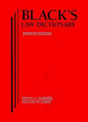 Black's Law Dictionary 0314228640 Book Cover