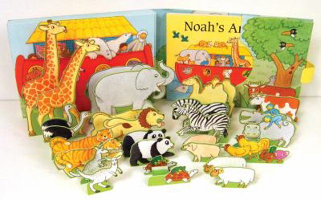 Noah's Ark [With 16 Animal Pairs] 0375853456 Book Cover