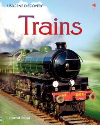 Trains - Usborne Discovery 0746096461 Book Cover