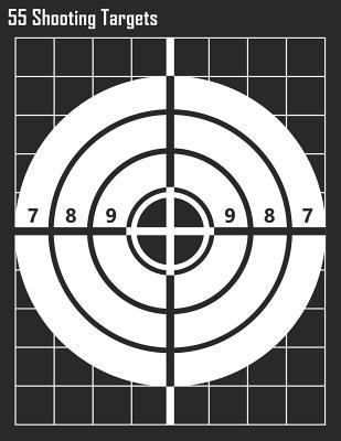 55 Shooting Targets: Bullseye 2 Shooting Target... 1798281503 Book Cover