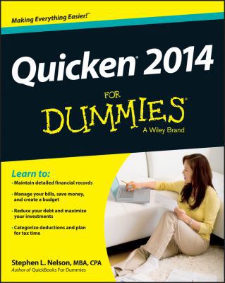 Quicken 2014 For Dummies 1118720334 Book Cover
