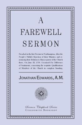 A Farewell Sermon 1935626434 Book Cover