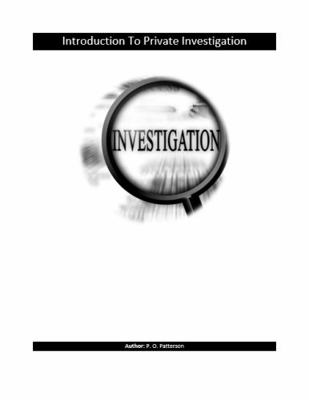 Paperback Introduction to Private Investigation Book