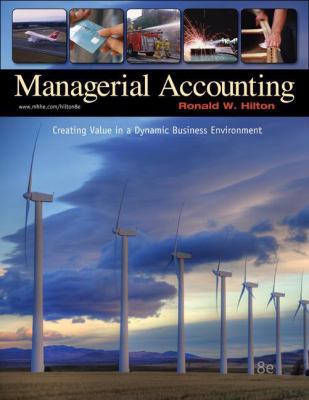 Managerial Accounting: Creating Value in a Dyna... B007CDY9W8 Book Cover