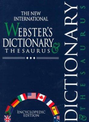 The New International Webster's Dictionary & Th... 1888777850 Book Cover